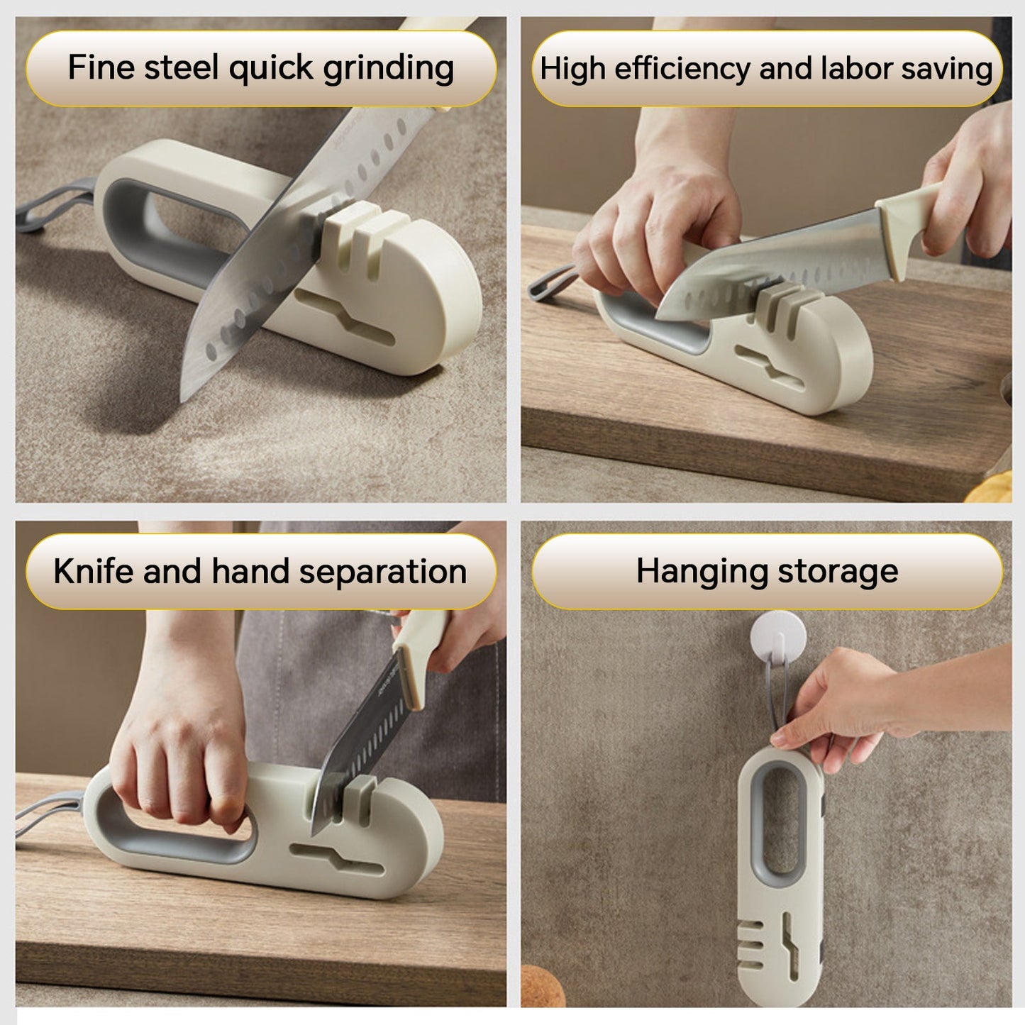 4-in-1 Kitchen Knife Sharpener 