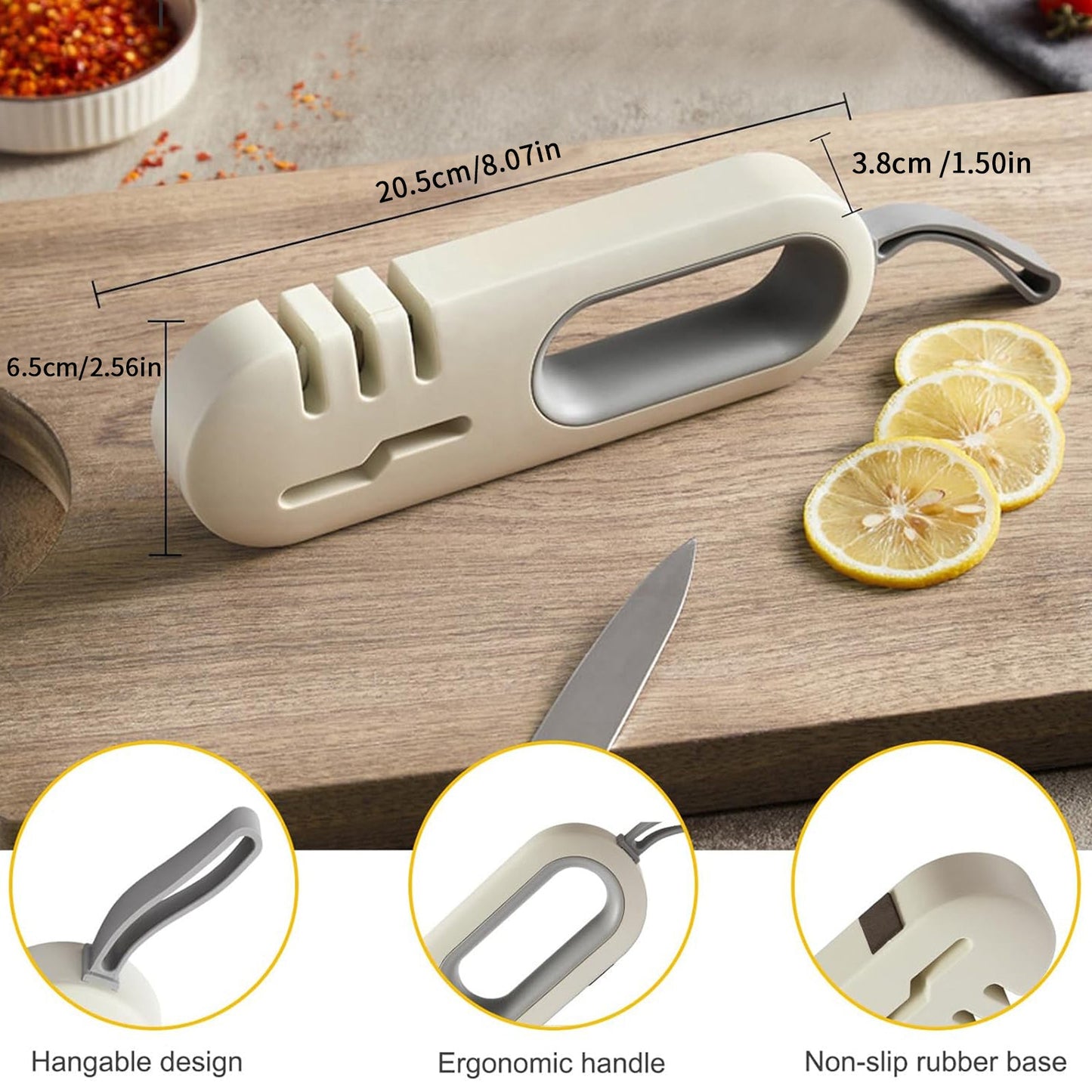 4-in-1 Kitchen Knife Sharpener 