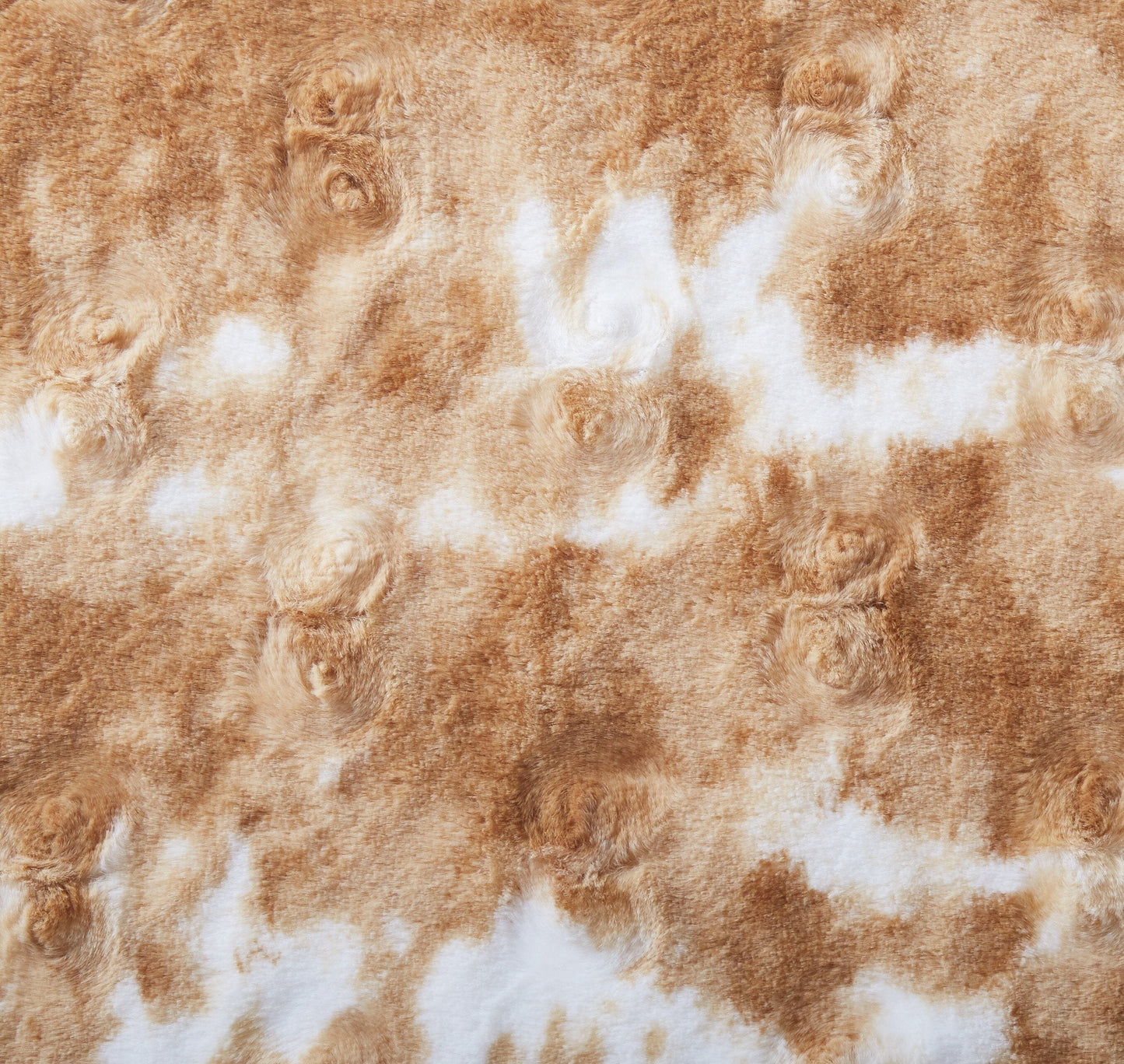 DaDa Bedding Pumpkin Orange Rabbit Faux Fur Luxury Throw Pillow