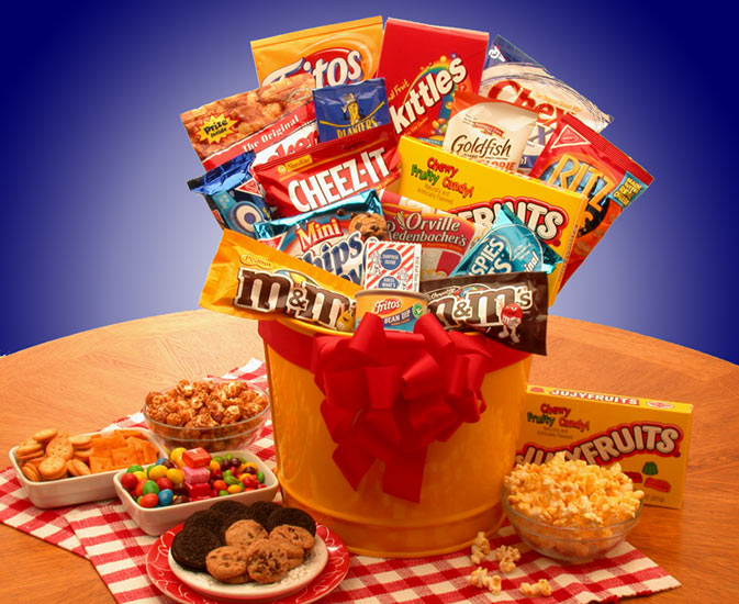 Junk Food Madness Snack Gift Basket