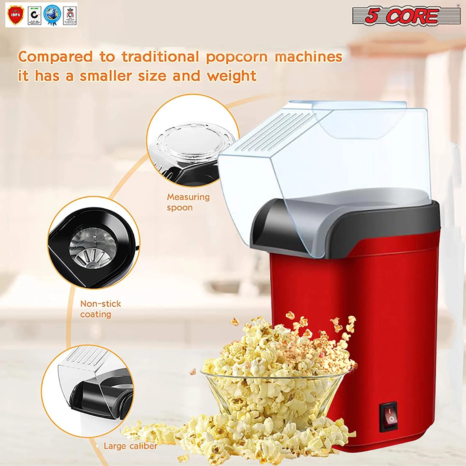 Mini Electric Popcorn Maker 